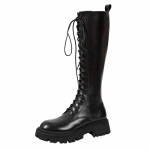 Naiste kingad 2024 kuum soodusm&uuml;&uuml;k p&otilde;lvedeni naiste saapad PU moodsad saapad Naiste k&uuml;ljet&otilde;mblukuga &uuml;mmargune varbapael. Fretwork kontsakingad naistele 40