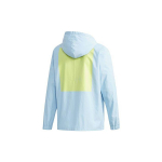 Adidas Originaalid Kaval Fitted kapuutsiga jakk Meeste pealisr&otilde;ivad Roosa Sinine DX4237 S