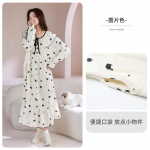 &Ouml;&ouml;s&auml;rk Naiste Puhas Puuvillane Marli Pikkade Varrukatega Magus Lilleline Kevad ja S&uuml;gis Keskmise Pikkusega ja Pikad Kleitid Vabaaja R&otilde;ivad 2XL