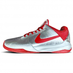 Caitlin Clark x Nike Zoom Kobe 5 Protro Aasta Uustulnuk Unisex Tossud H&otilde;bedane Metallik-H&otilde;bedane University-Punane IV2712-001 38.5