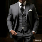 Must meeste &uuml;likonn &uuml;herealine terava rev&auml;&auml;riga kitsa l&otilde;ikega meester&otilde;ivad luksuslik 3-osaline jakk p&uuml;ksid vest pulmad t&auml;iskomplektid 2025 5XL stormcloud v&auml;rvi