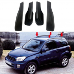 T&auml;iesti uus katuseraam Katusereeling ABS Otsakate Asendusauto V&auml;lisosa Tarvikud TOYOTA jaoks RAV4 jaoks 2001-2006 CHINA