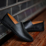 Suur Suurus Meeste Ehtne Nahk Pehmed Jalan&otilde;ud Slip-on Must Auk Jalan&otilde;ud Jalan&otilde;ud Ehtne Nahk Hingavad Loaferid Meeste Vabaaja Briti Stiil 38