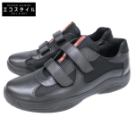 PRADA SPORT [Suurep&auml;rane seisukord] 4P723 America's Cup Originaalsneakerid/kingad 7 1/2 mustKasutatud