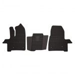Dywaniki samochodowe gumowe do: Ford Transit VI dostawczy FL (2019-) - czarne, dopasowane