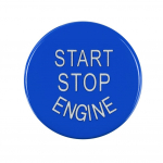 Car Start Stop Engine Push Button Switch Cover for BMW 5 series G30/ 6 Series GT G32/ X3 G01/ X4 G02 sinine