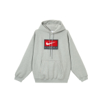 Nike Vabaaja Tikitud L&otilde;tv Kapuutsiga Kootud Pullover Dressipluus Meeste dressipluus IF1259-063 M white
