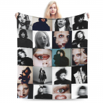 Lady Gaga The Mayhem Ball 2025 &Uuml;hendkuningriigi tuuri Tekid Soe Pehme Pl&uuml;&uuml;sist Visketekk Lastele Kodu Dekoor Flanellist Voodikate Voodikate 30x40in