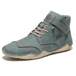 K&auml;sitsi &otilde;mmeldud l&otilde;hestatud nahast kingad Meeste jalavarjud Mugavad poolsaapad Meestele Vabaajajalatsid Mokassiinid Meeste jalan&otilde;ud 39