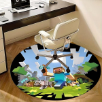 Minecrafti tegelase toolimatt &Uuml;mar vaip - Kontorivaip, Masinpestav, Libisemisvastane, Sobib elutubadesse, magamistubadesse 100cm beige