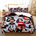 Kpop Babymonster Mugav Tekikate Padjap&uuml;&uuml;r Voodipesukomplekt Laste Magamistoa Kaunistus Kodutekstiil EU Single(135*200cm)3pcs