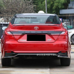 &Uuml;heksanda p&otilde;lvkonna 24-25 Toyota Camry puurimiseta tagaspoiler, originaalstiil, modifitseeritud. Unfinished