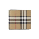 Burberry Classic Check Kokkupandav Nahast Kaardihoidja M&uuml;ndikott Rahakott Meeste Rahakotid Beež 80656371 Basic Set (Bag+Dust Bag)