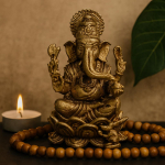 V&auml;ike messingist Ganesha kuju, 37 mm, 22 g
