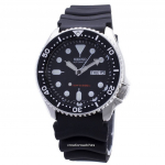 Renoveeritud Seiko Automatic Diver SKX007 SKX007K1 SKX007K kummipaelaga meeste k&auml;ekell must