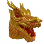 Jaapani draakonimask Adult size kuld