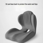 Integreeritud istme- ja seljatoepadi kontorisse - ergonoomiline tugi, sabakondi leevendus ja suurendatud mugavus pikaajaliseks istumiseks. New Office Essential - Waist and Butt Protection