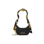 Versace Jeans Couture Logoga T&otilde;mblukuga K&auml;sikott Naiste k&auml;ekotid Must 75VA4BAHZS467899 Basic Set (Bag+Dust Bag)
