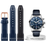 Kvaliteetne kiirvabastusega Itaalia Ehtne Veisenahast K&auml;ev&otilde;ru Sobib IWC Pilot's Series Kellale IW377714 Veisenahast Rihm 20mm 21mm 20mm gray