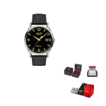 TISSOT Vistada kollektsioon Kvartsmehhanism 30m veekindlus Meeste k&auml;ekell Kell 40mm Must sihverplaat T118.410.16.057.01 Black Dial black