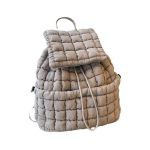 18L tepitud seljakott naistele Puffer Hiker Pack Top klapp, n&ouml;&ouml;riga seljakott, polsterdus, reisipilve j&otilde;usaalikott lilla