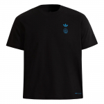 Adidas Originals Bad Bunny CDMX &Uuml;mmarguse kaelusega Kitsa l&otilde;ikega Pehme l&uuml;hikeste varrukatega T-s&auml;rk Unisex Topid KX4478 L