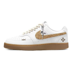 Nike Court Vision 1 Spruce Logs Abrasion Resistant Low top Skateboard Shoes Men's White DH2987-101(Team93-S-SBOX) 41 white