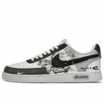 Nike Court Vision 1 Da Vinci Custom, &Uuml;likiire Graffiti Kiirkuiv Kulumiskindel Tasakaal DH2987-101(TeamM-) 40
