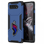 ROG Phone 5 &uuml;mbris Must k&otilde;va kest telefonihoidjaga P&otilde;rutuskindel kaitse&uuml;mbris Asus ROG5 m&auml;ngutelefoni jaoks sinine