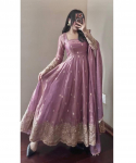 Naiste Bollywoodi peokleit Fandy siidist kleit p&uuml;ksid dupattaga komplekt India disaineri Anarkali salwar &uuml;likond M roosa