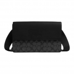 Coach Turner Klapiga 25 Crossbody Monogrammitr&uuml;kiga Kaetud L&otilde;uend ja Nahast &Otilde;lakott Meeste crossbody kott Pronks CCQ53-QBMI5 Gift Box Sets (Basic Set+Black Box)
