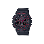 Casio G-Shock 40. aastap&auml;eva piiratud v&auml;ljaanne Punase Leegi seeria Kronograaf Spordikell Veekindel Kvartsliikumine Vaikrihm Meeste kellad GA-100BNR-1A Black Strap
