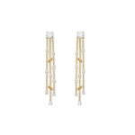Swarovski Botaaniline Jumalanna Tutt Kristall Pikk K&otilde;rvar&otilde;ngas Naiste k&otilde;rvar&otilde;ngad 5535791 Gold,F white
