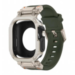 Silikoonrihm+&uuml;mbris Veekindel Apple Watch Ultra 3 2 49mm Series 11-10 46mm jaoks Iwatch SE 7 4-9 SE 44mm 45mm jaoks For S10 S11 46mm