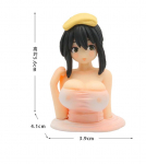 Roosa Armas Kanako Rindu Raputav T&uuml;drukute Anime Kuju Auto Tarvikud Interj&ouml;&ouml;r Auto Kaunistused Joonisfilm Kawaii Auto Armatuurlaua Figuur