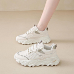 CRLAYDK Disaineri Paksud Tennised Naistele Platvorm Mood PU Nahast Kingad Isa Paeladega K&otilde;ndimine Vabaaeg Sport Jooksmine Tennise 35