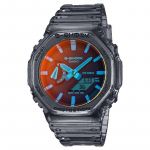 Casio G-SHOCK Meeste Vaik 200M Veekindel Analoog P&otilde;rutuskindel Kvartsikell GA-2100TLS-8A hall v&auml;rv