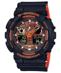 Casio meeste vaikne 200M veekindel digitaalne l&ouml;&ouml;gikindel kvartskell GA-100BR-1A must