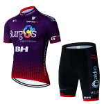Maillot BH Coloma Team 2025 Jalgrattas&auml;rgi Komplekt Meeste L&uuml;hikeste Varrukatega Punased R&otilde;ivad Maanteejalgratta S&auml;rgid &Uuml;likond Jalgratta P&uuml;ksid P&uuml;ksid MTB Riided S