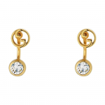 Gucci Blondie Logo Disain Mood Ehted Metall Vaik P&auml;rl Kristall K&otilde;rvar&otilde;ngad Unisex K&otilde;rvar&otilde;ngad Kuldne 797402J1D50 F,Gold