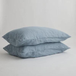 100% linasest padjap&uuml;&uuml;rid, ilma t&auml;idiseta, pestud linasest padjap&uuml;&uuml;rid &uuml;mbrikkinnitusega, luksuslikud hingavad mugavad padjap&uuml;&uuml;rid 1pcs 51x76cm