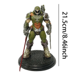 21,5 cm/8,46 tolli Doom Eternal Anime Tegevuskuju Doom Slayeri Tegevuskuju Toakaunistused PVC T&auml;iskasvanute Kollektsioonimudel M&auml;nguasjad