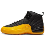 Jordan 12 Retro Black University Gold GS 153265-070 37.5