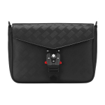 Montblanc Extreme 3.0 Mustriga Eemaldatava Reguleeritava &Otilde;larihmaga Nahast &Uuml;mbrikukott Meeste &Otilde;lakott Must 130247 Shopping Bag Set(Basic Set+Shopping Bag)