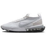 Nike Air Max Flyknit Racer Puhta plaatina v&auml;rvi Naiste tossud Valge plaatinatoon Must DM9073-100 36.5