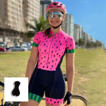 Kitsas naiste &uuml;hesosaline rattasport&uuml;likond, l&uuml;hikeste varrukatega, kiiresti kuivav, MTB, maanteejalgratta v&otilde;istlus Skinsuit, Rattasport XS（old） pink