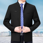 Kevadine s&uuml;gis Solid Business Meeste jope Slim Fit &uuml;ler&otilde;ivad Meeste lukuga jope Meeste kevadine &otilde;huke jakk Meeste riided M