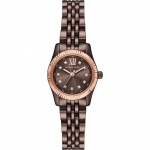 Michael Kors MK4844 Lexington Pruuni sihverplaadiga naiste k&auml;ekell 26mm pruun