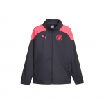 Puma Manchester City treeningjakk igaks ilmaks V&auml;rviplokk Vabaaja spordijakk Kokkupandava kapuutsiga Retro spordijakk Seisukrae Jakid Meeste jakid Must 772870-18 S