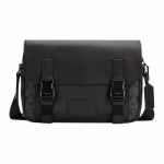 COACH Track 27 Reguleeritav &Otilde;larihm V&auml;rviga Sobiv Presb&uuml;oopia Kattega L&otilde;uend ja Vasikanahast &Otilde;lakott Crossbody V&auml;ike Meeste Must must